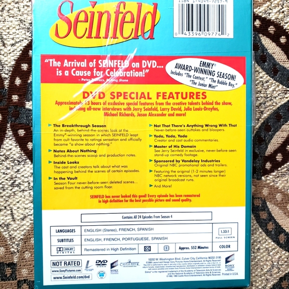 Seinfeld Complete Season 4 - Picture 2 of 2